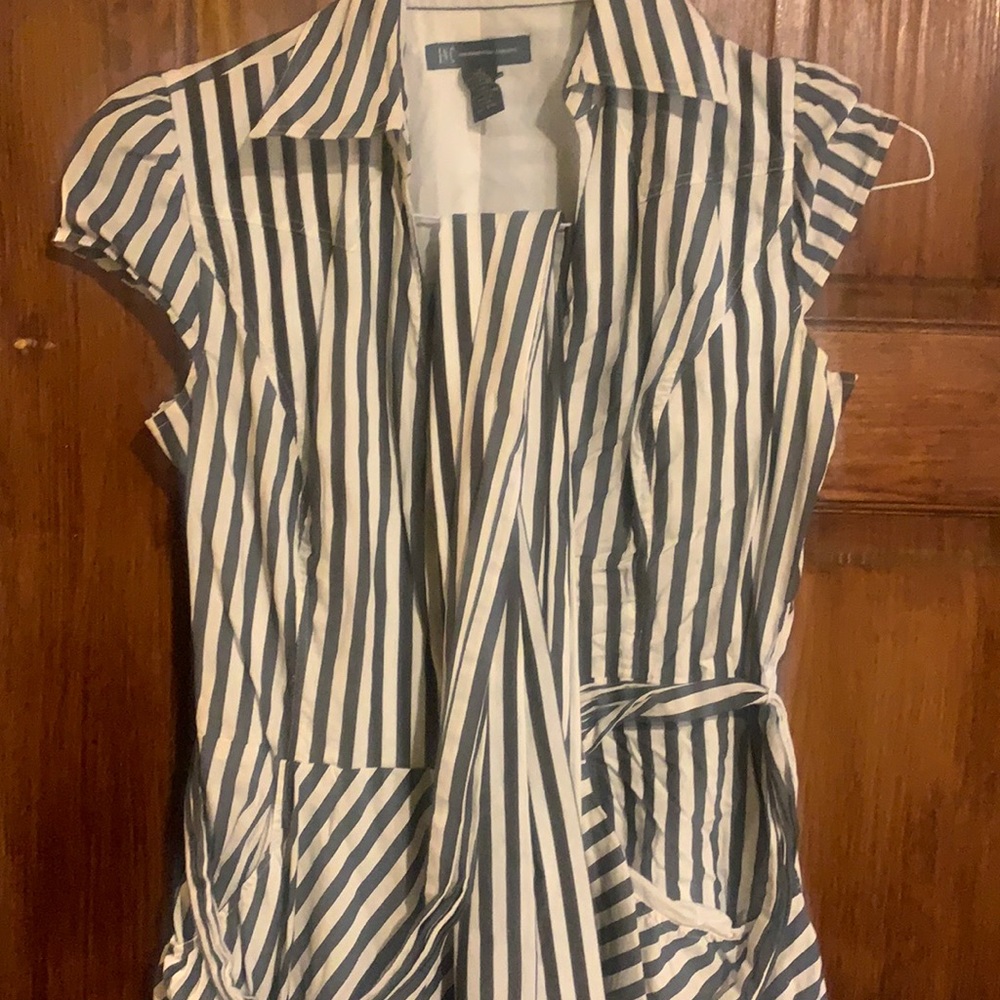 Gray and white dress by INC